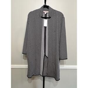 Philosophy Polka Dot Open Front Blazer Cardigan NWT S